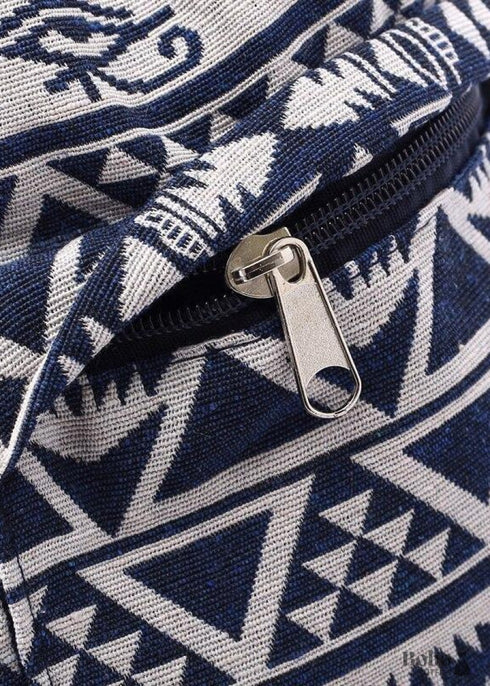 Boho Drawstring Bag Ethnic Ember